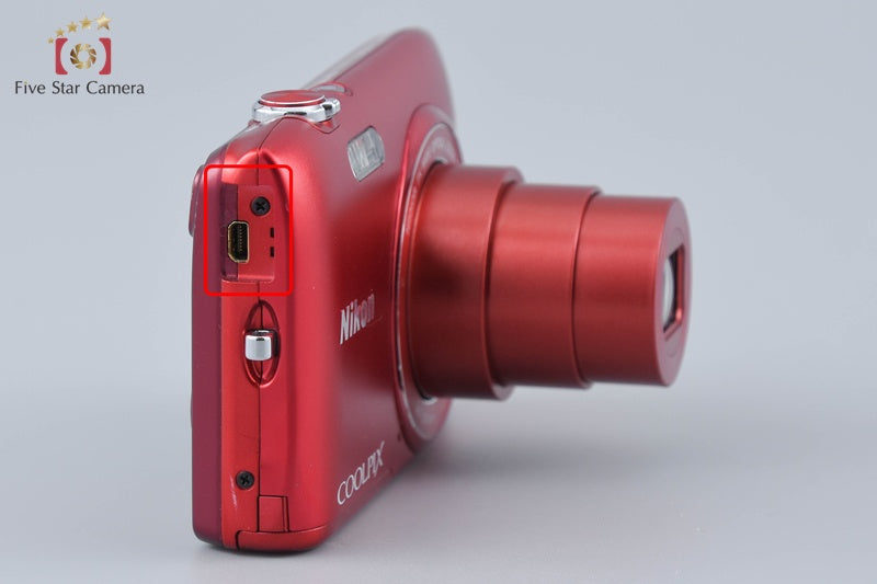 Nikon COOLPIX S3500 Raspberry Red 20.0 MP Digital Camera