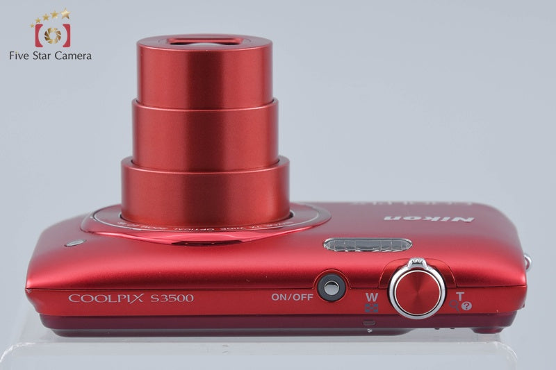 Nikon COOLPIX S3500 Raspberry Red 20.0 MP Digital Camera
