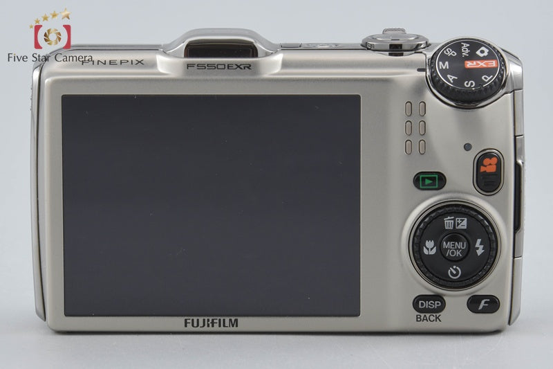 Fujifilm FinePix F550EXR Champagne Gold 16.0 MP Digital Camera w/ Box