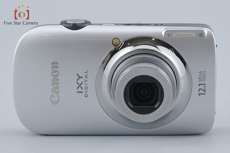 Canon IXY Digital 510 IS Silver 12.1 MP Digital Camera w/ Box