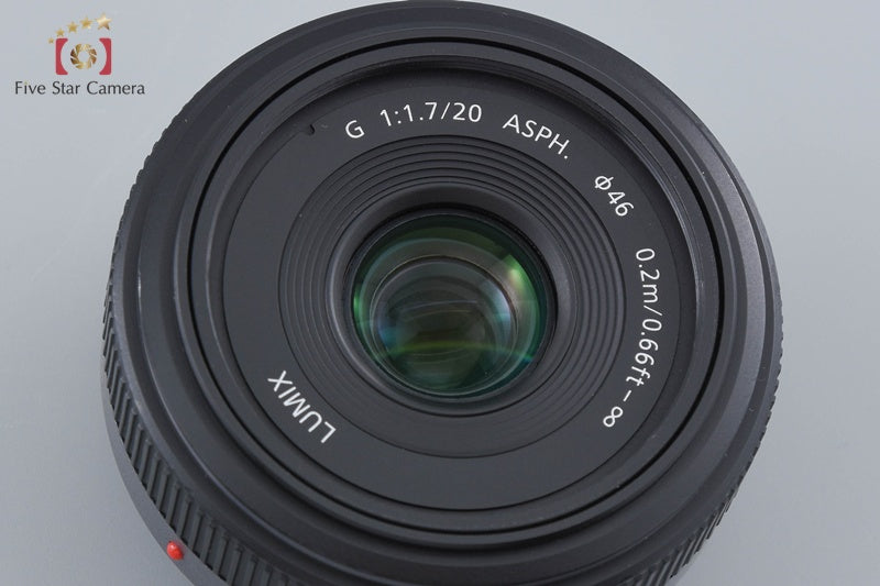 Panasonic LUMIX G 20mm f/1.7 ASPH. H-H020