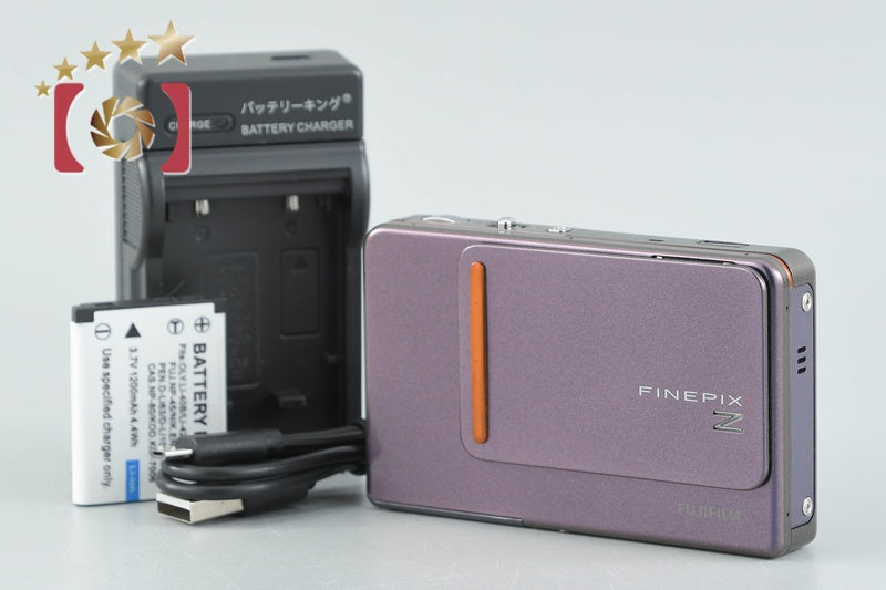 FUJIFILM FinePix Z300 紫 動作品 充電器付 Fujifilm FINEPIX Z300 Purple 10.0 MP Digital Camera