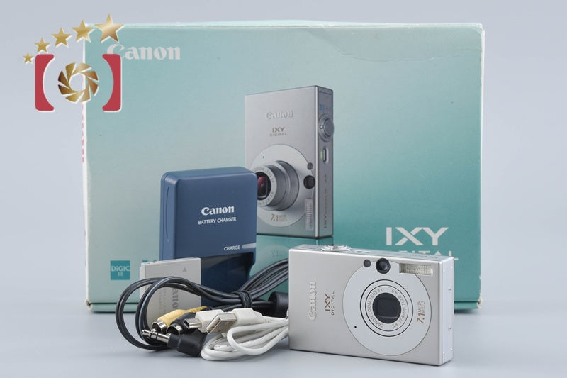 Canon IXY Digital 10 Silver 7.1 MP Digital Camera w/ Box