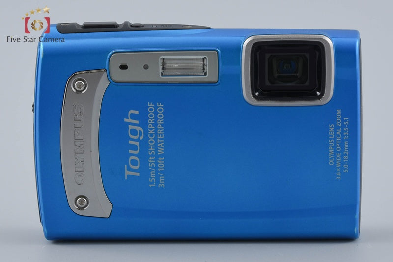 "Shutter count 893" Olympus TOUGH TG-320 Blue 14.0 MP Digital Camera