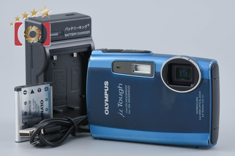 Olympus μ TOUGH-3000 Blue 12.0 MP Digital Camera