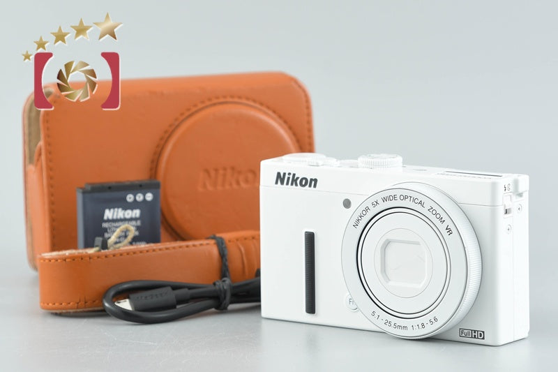 Nikon COOLPIX P340 White 12.1 MP Digital Camera