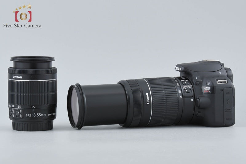 "Count 2,140" Canon EOS Kiss X7 / Rebel SL1 / 100D 18.0 MP 18-55 55-250 Lenses