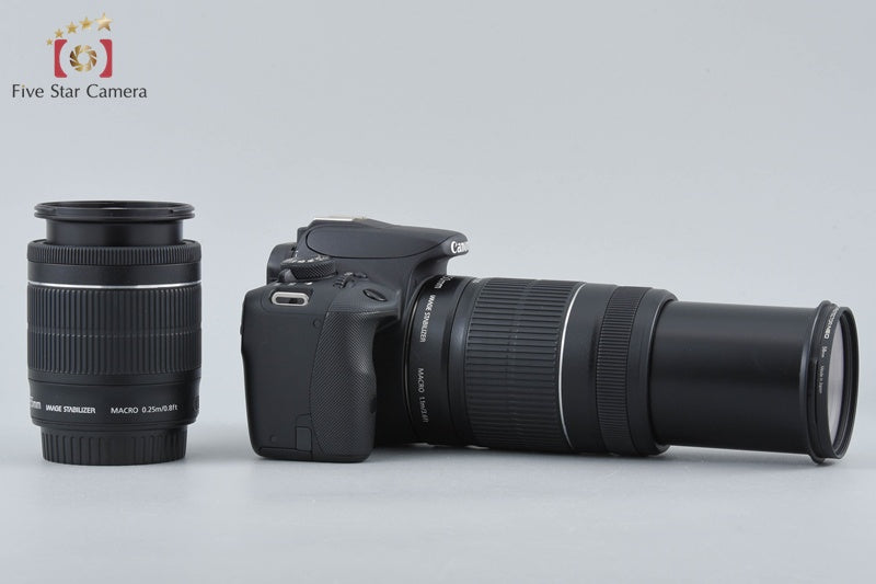 "Count 2,140" Canon EOS Kiss X7 / Rebel SL1 / 100D 18.0 MP 18-55 55-250 Lenses