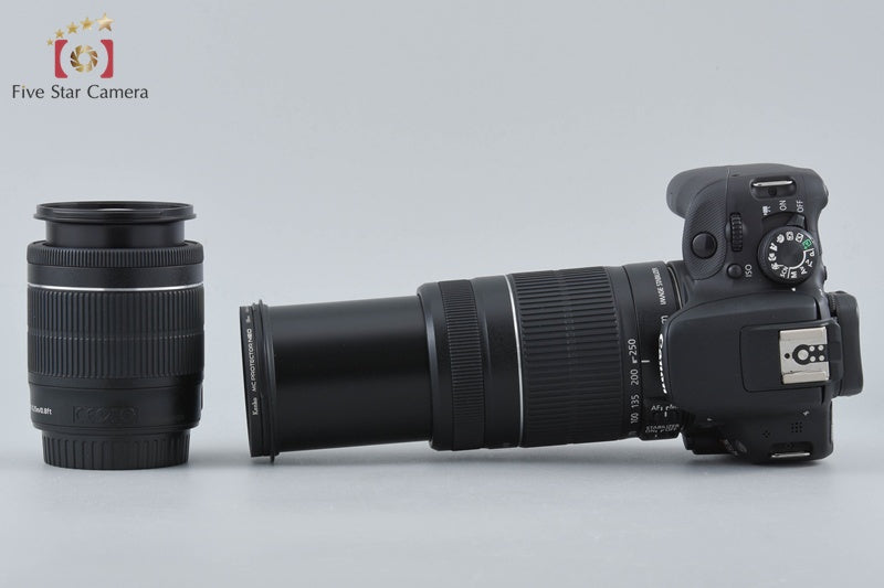"Count 2,140" Canon EOS Kiss X7 / Rebel SL1 / 100D 18.0 MP 18-55 55-250 Lenses