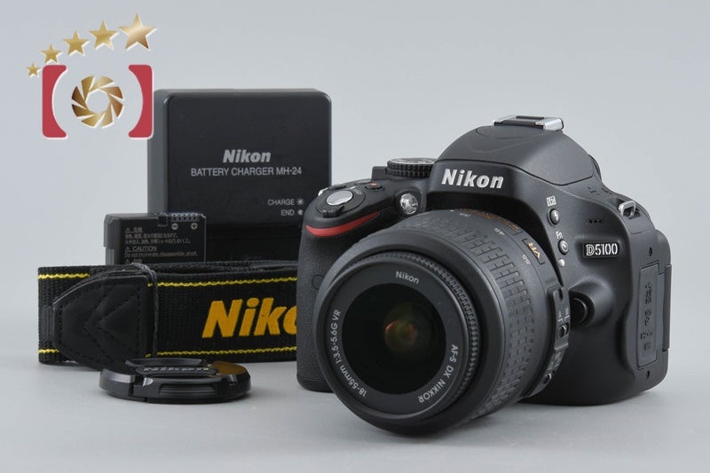 "Shutter count 50" Nikon D5100 16.2 MP SLR Digital Camera 18-55 VR Lens