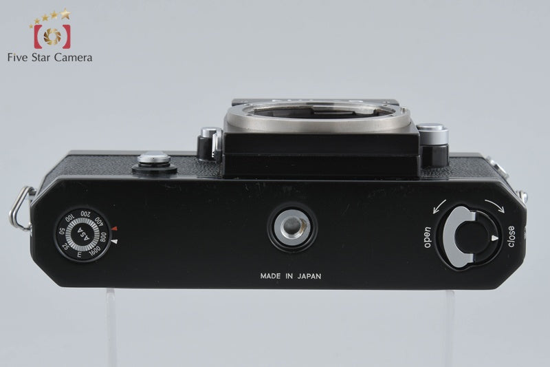 Nikon F Eye Level Black Mid Model 35mm SLR Film Camera Body