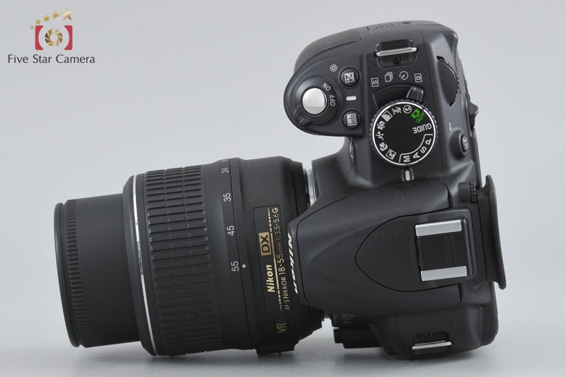 "Shutter count 4,121" Nikon D3100 Black 14.2 MP Digital SLR Camera 18-55 VR Lens