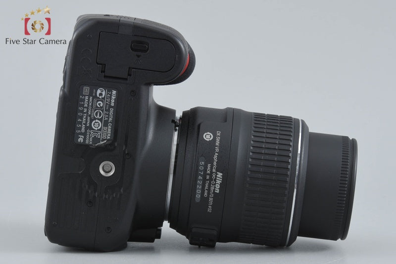 "Shutter count 4,121" Nikon D3100 Black 14.2 MP Digital SLR Camera 18-55 VR Lens