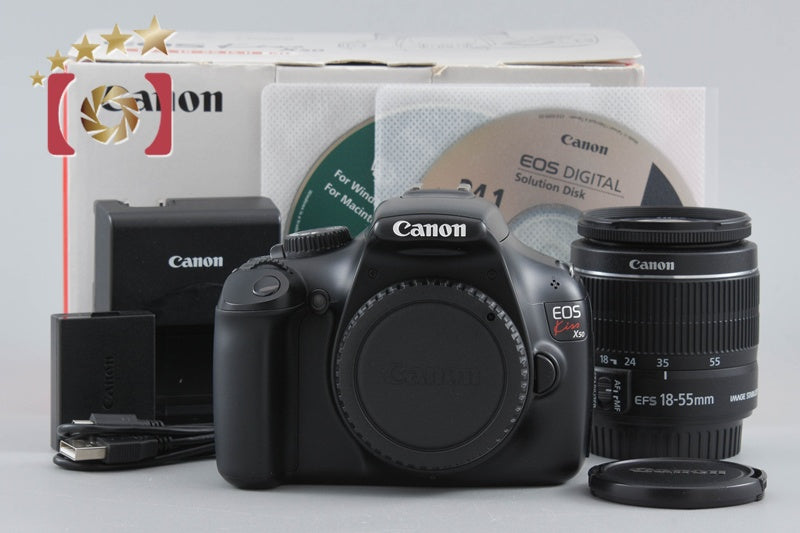 "Count 1,853" Canon EOS Kiss X50 / Rebel T3 / 1100D 12.2 MP 18-55 Lens w/ Box