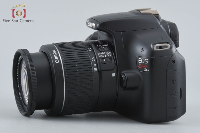 "Count 1,853" Canon EOS Kiss X50 / Rebel T3 / 1100D 12.2 MP 18-55 Lens w/ Box