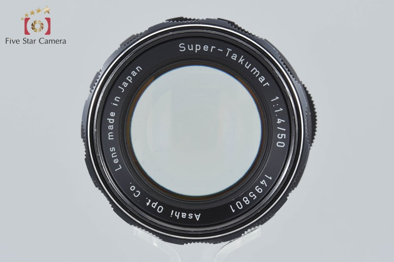PENTAX Super-Takumar 50mm f/1.4 Early Model 8 Elements M42 Mount
