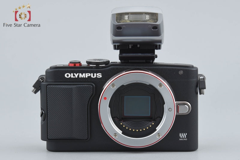 "Shutter count 434" Olympus PEN Lite E-PL6 Black 16.1 MP 14-42 Lens