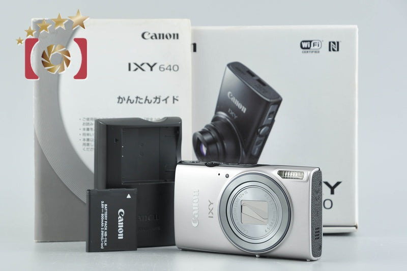 Canon IXY 640 Silver 20.2 MP Digital Camera w/ Box