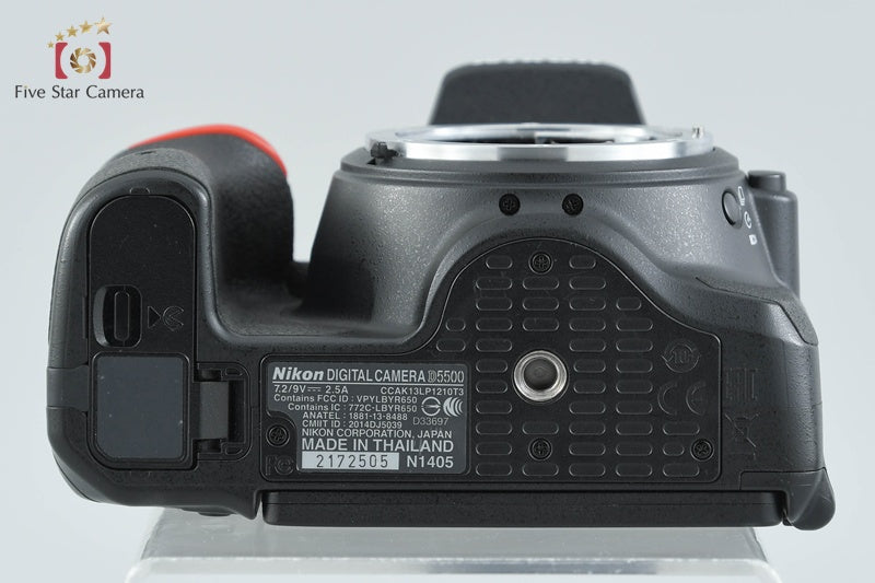 Nikon D5500 Black 24.2 MP Digital SLR Camera Body
