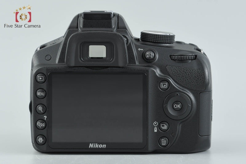 "Shutter count 2,936 " Nikon D3200 Black 24.2 MP DSLR 18-55 55-200 VR Lenses