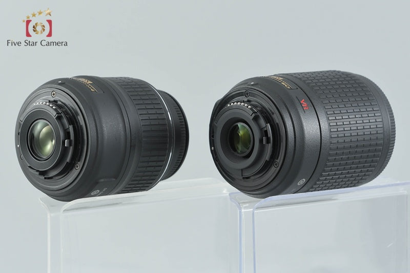 "Shutter count 2,936 " Nikon D3200 Black 24.2 MP DSLR 18-55 55-200 VR Lenses