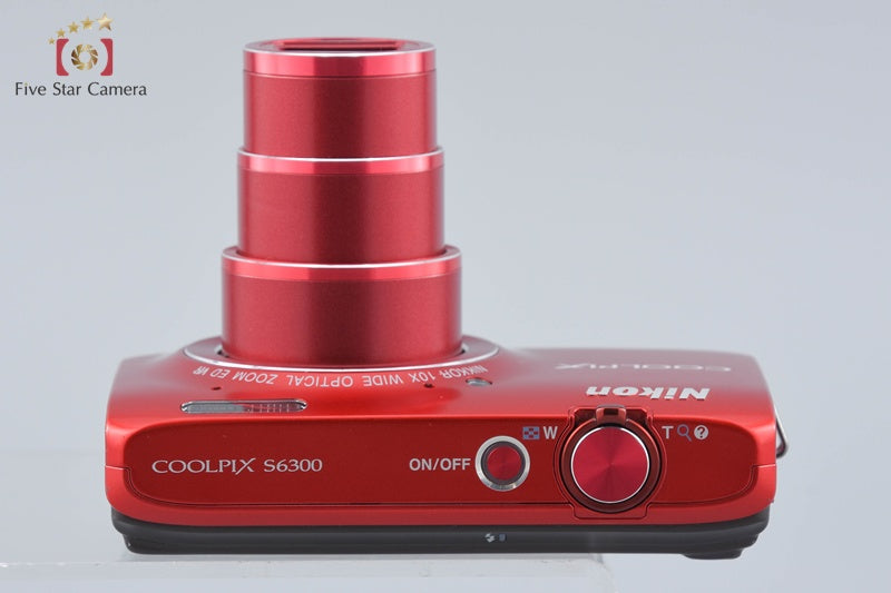 Nikon COOLPIX S6300 Urban Red 16.0 MP Digital Camera