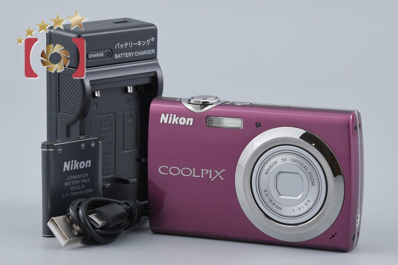 Nikon COOLPIX S230 Purple 10.0 MP Digital Camera