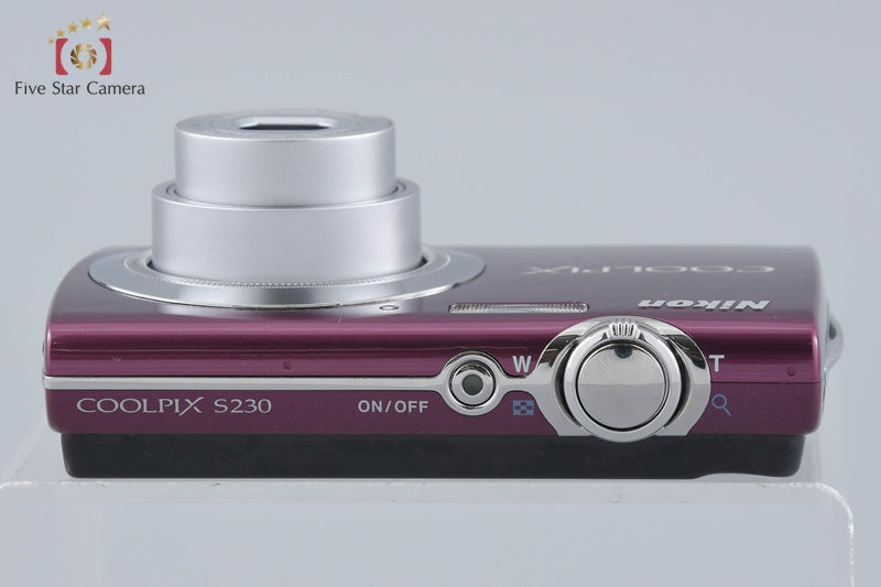 Nikon COOLPIX S230 Purple 10.0 MP Digital Camera