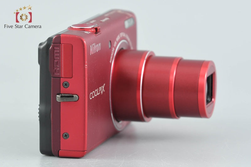 Nikon COOLPIX S6200 Brilliant Red 16.0 MP Digital Camera
