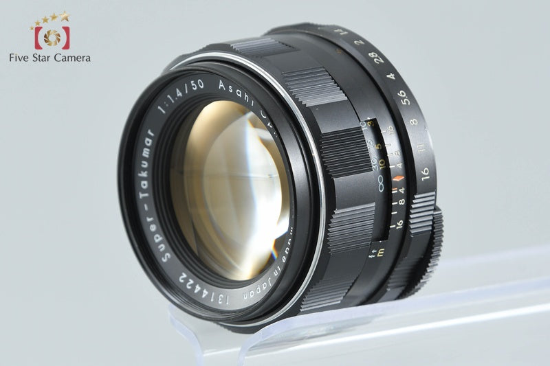 PENTAX Super-Takumar 50mm f/1.4 Early Model 8 Elements M42 Mount