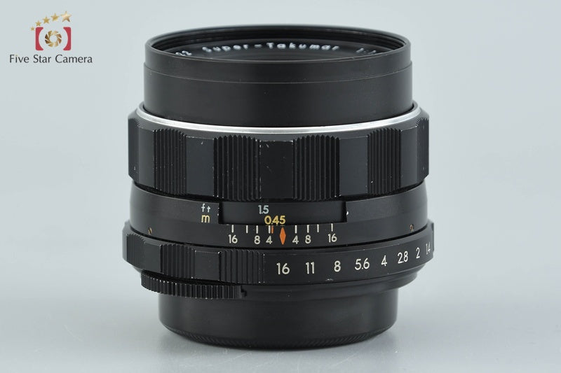 PENTAX Super-Takumar 50mm f/1.4 Early Model 8 Elements M42 Mount