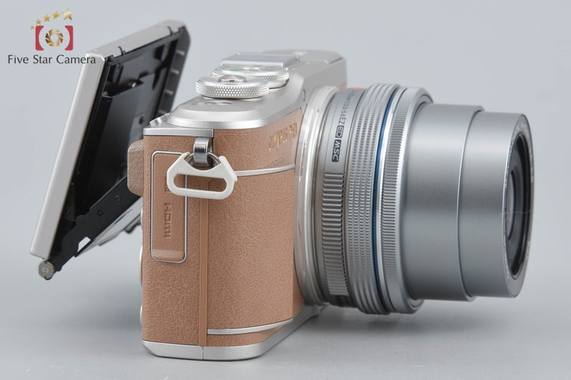 "Count 593" Olympus PEN E-PL9 Brown 16.1 MP Mirrorless Camera 14-42 Lens