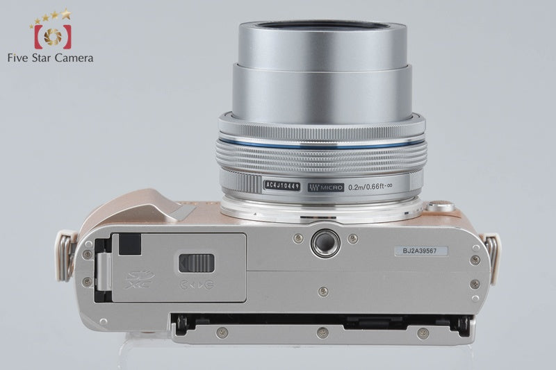"Count 593" Olympus PEN E-PL9 Brown 16.1 MP Mirrorless Camera 14-42 Lens
