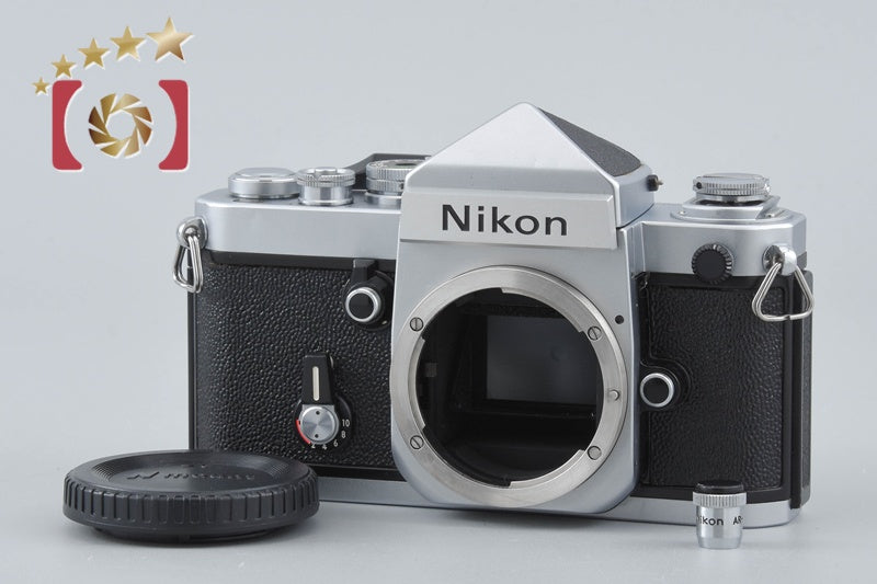 Nikon F2 Eye Level Silver 35mm SLR Film Camera Body