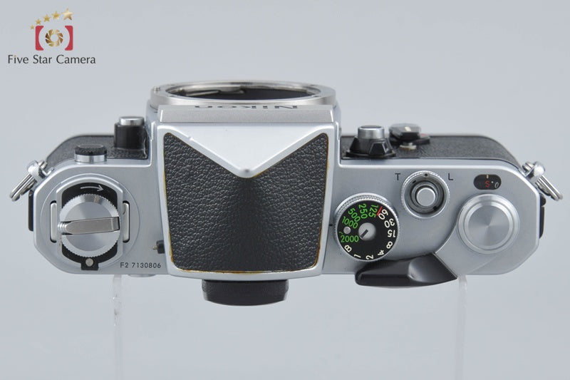 Nikon F2 Eye Level Silver 35mm SLR Film Camera Body