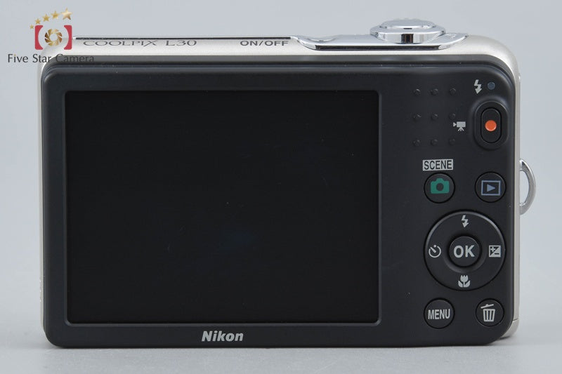 Nikon COOLPIX L30 Silver 20.0 MP Digital Camera