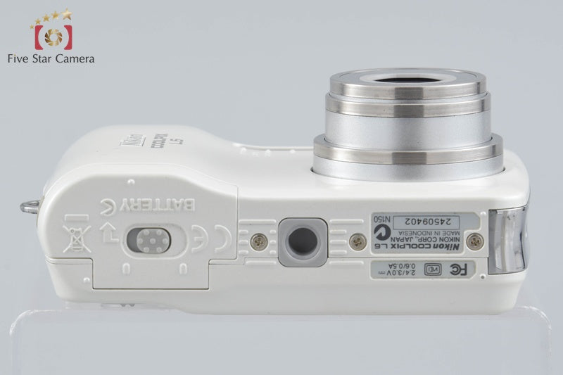 Nikon COOLPIX L6 White 6.0 MP Digital Camera