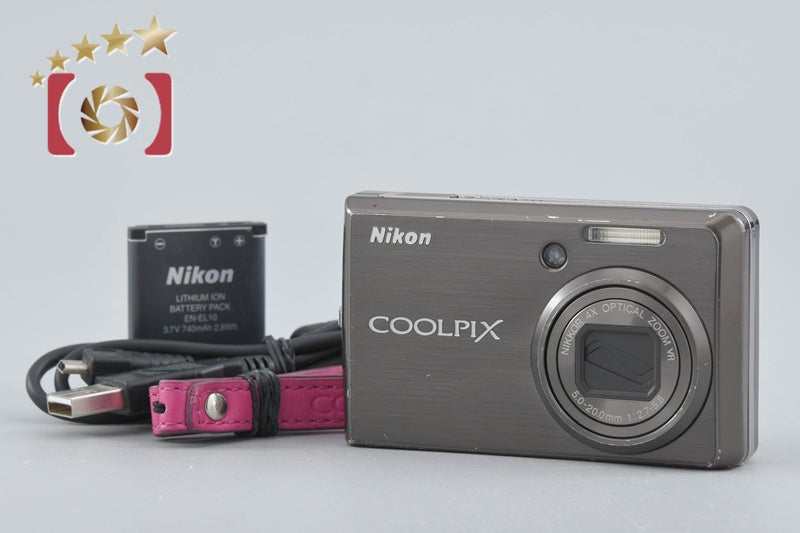 Nikon COOLPIX S600 Urban Black 10.0 MP Digital Camera