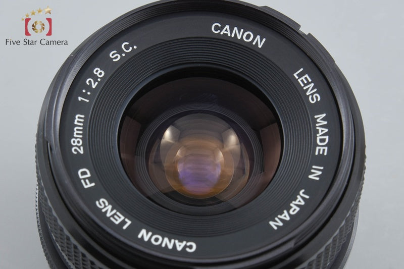 Canon FD 28mm f/2.8 S.C.
