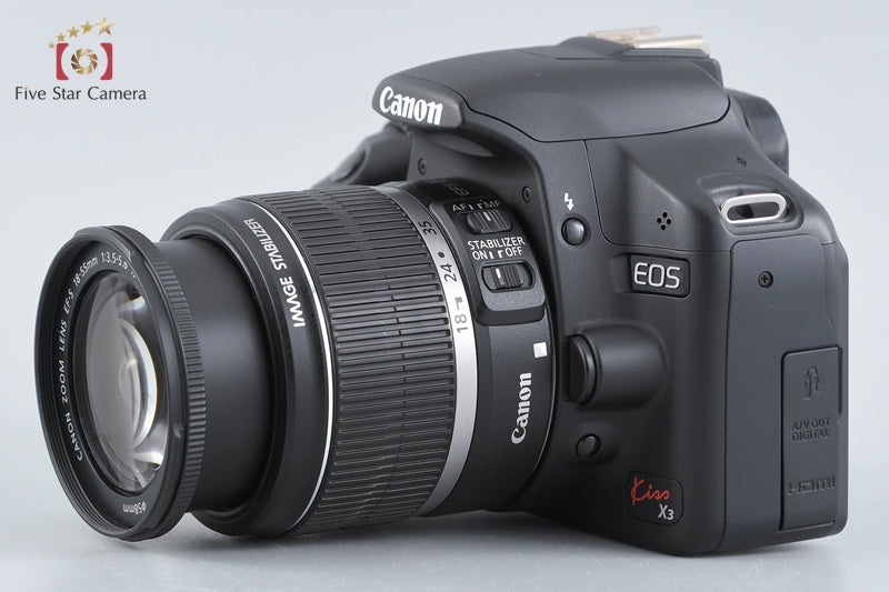"Count 5,930" Canon EOS Kiss X3 / Rebel T1i / 500D 15.1 MP EF-S 18-55 IS Lens