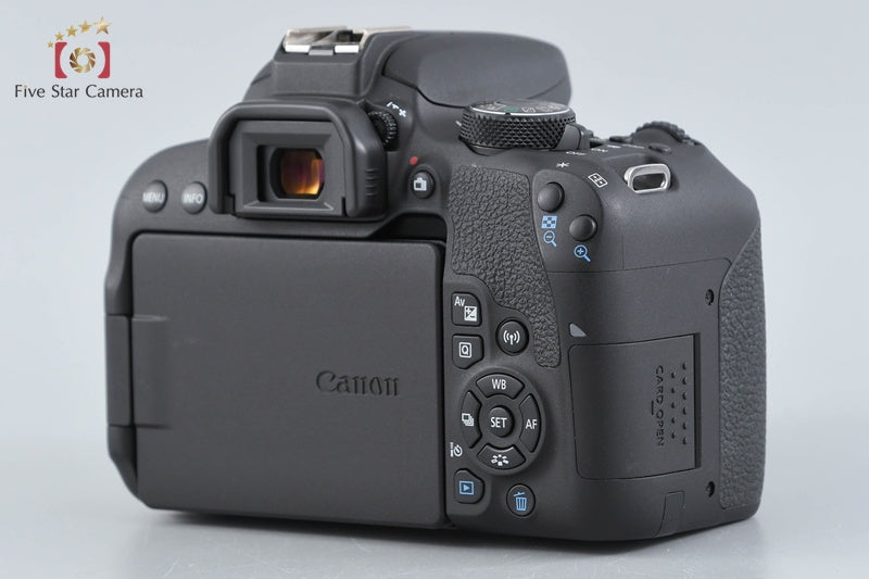 "Count 3,712" Canon EOS Kiss X9i / Rebel T7i / 800D 24.2 MP 18-55 55-250 Lenses