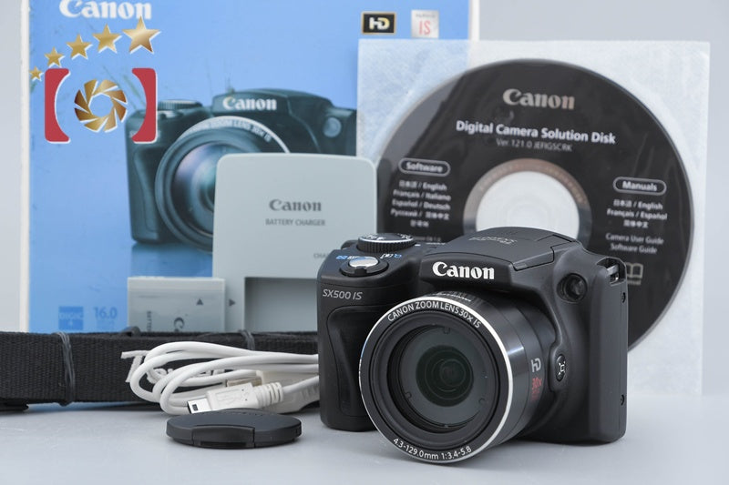 Canon PowerShot SX500 IS 16.0 MP Digital Camera w/ Box