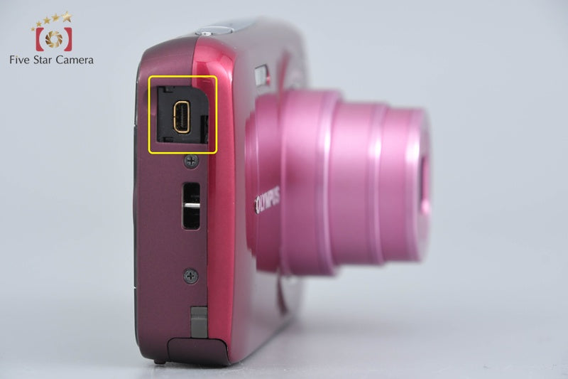 OLYMPUS VH-210 Red 14.0 MP Digital Camera w/ Box