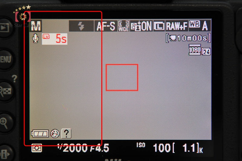 "Shutter count 2,090" Nikon D3100 Black 14.2 MP Digital SLR Camera 18-55 VR Lens
