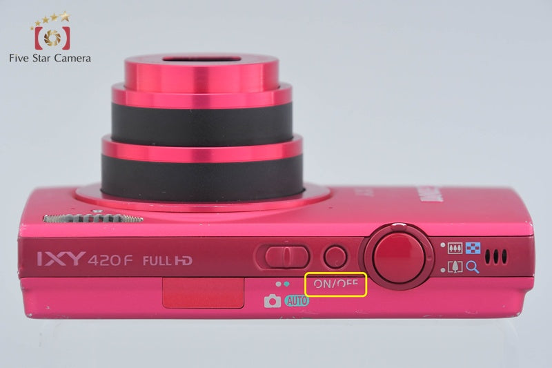 Canon IXY 420F Pink 16.1 MP Digital Camera