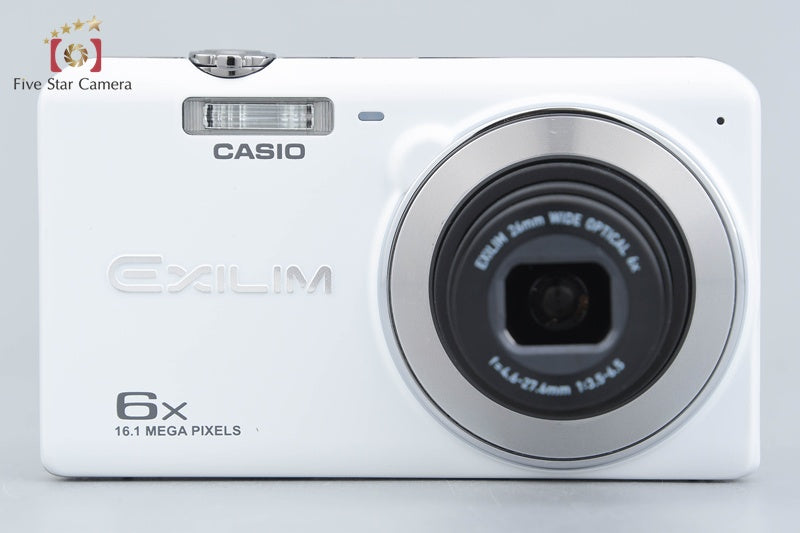 Casio EXILIM EX-ZS28 White 16.1 MP Digital Camera w/ Box