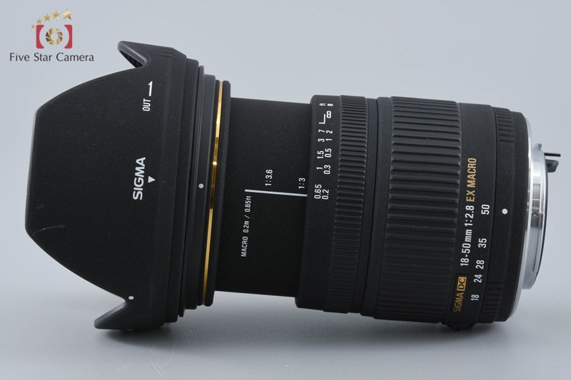 SIGMA 18-50mm f/2.8 EX DC MACRO for Pentax
