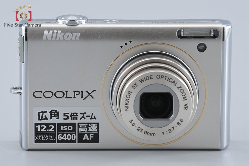 Nikon COOLPIX S640 Ice Silver 12.2 MP Digital Camera