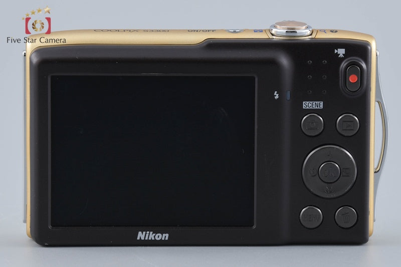 Nikon COOLPIX S3300 Sweet Gold 16.0 MP Digital Camera