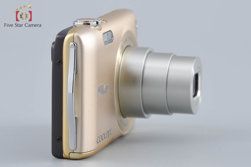 Nikon COOLPIX S3300 Sweet Gold 16.0 MP Digital Camera
